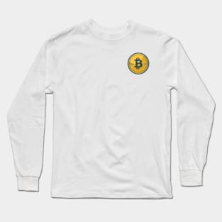 Gold Bitcoin Long Sleeve T-Shirt